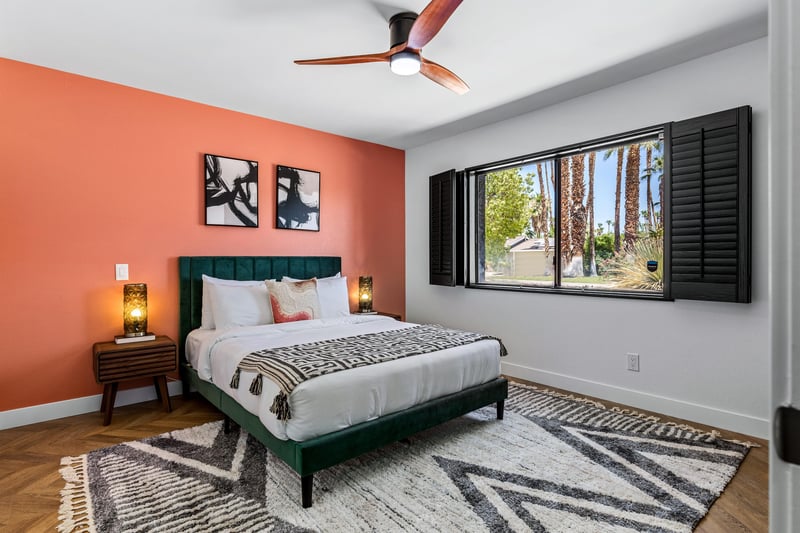 Comfortable guest bedroom