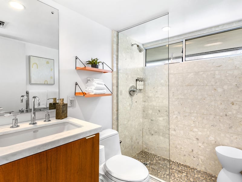 Lovely guest bathroom