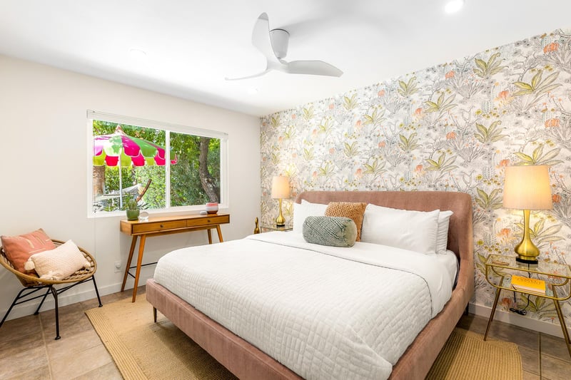 Comfortable guest bedroom