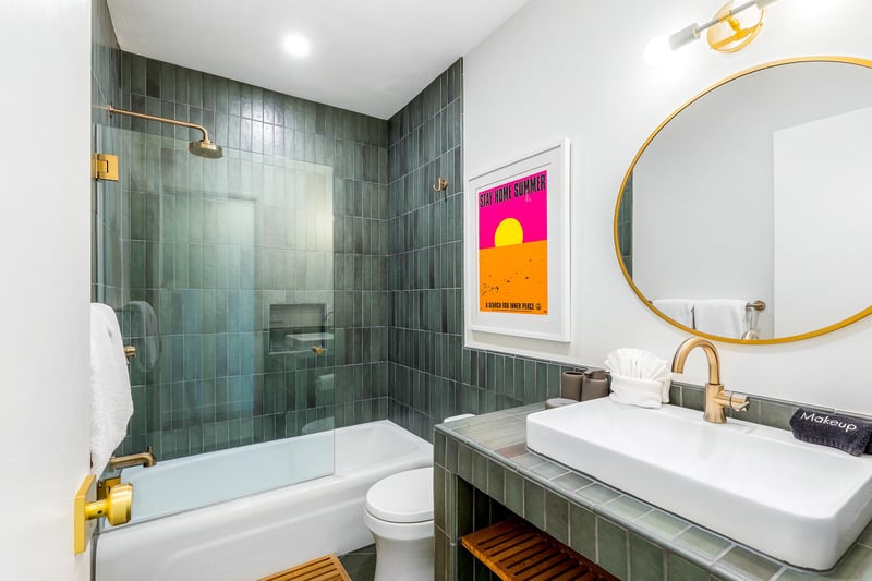 Beautiful guest bathroom