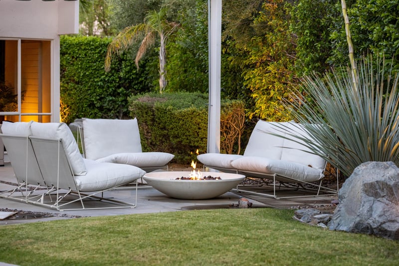 Cozy bonfire furniture