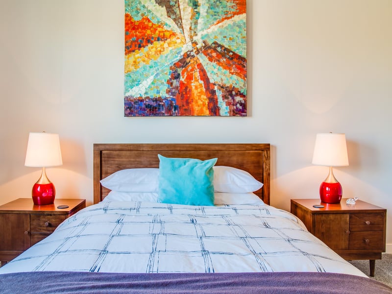 Fun art Comfy mattresses You are going to love this place