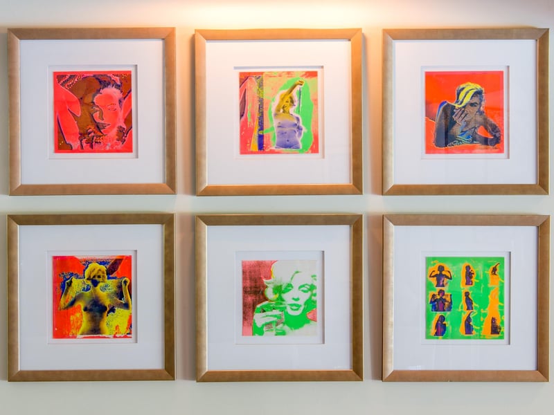 Modern artwork compliments the next century feel