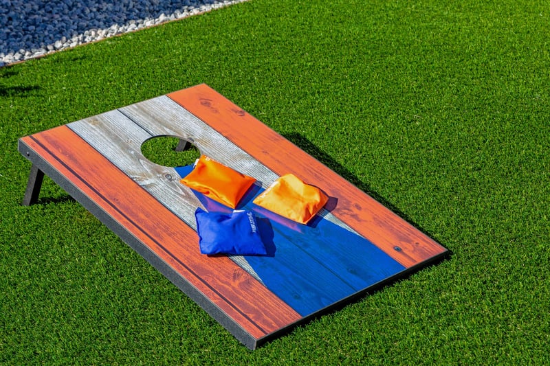 cornhole to entertain all day