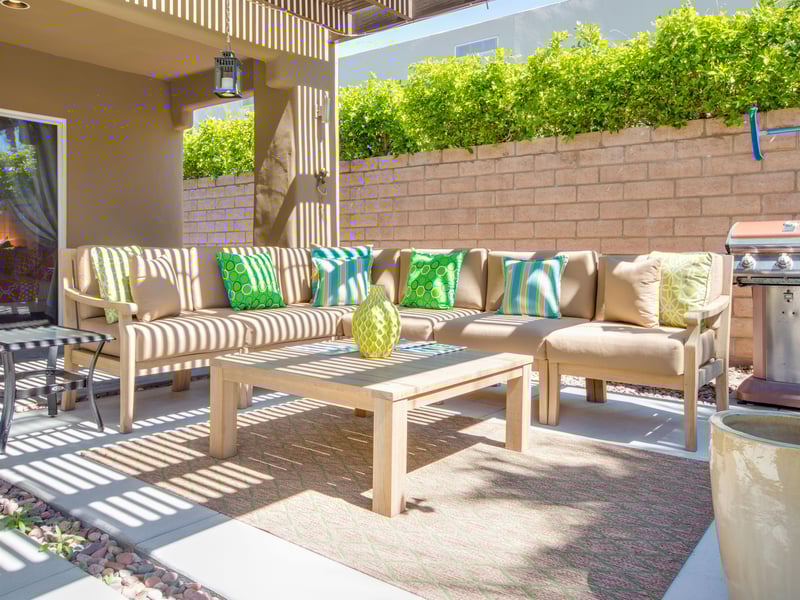 Plenty of outdoor seating for you and your guests