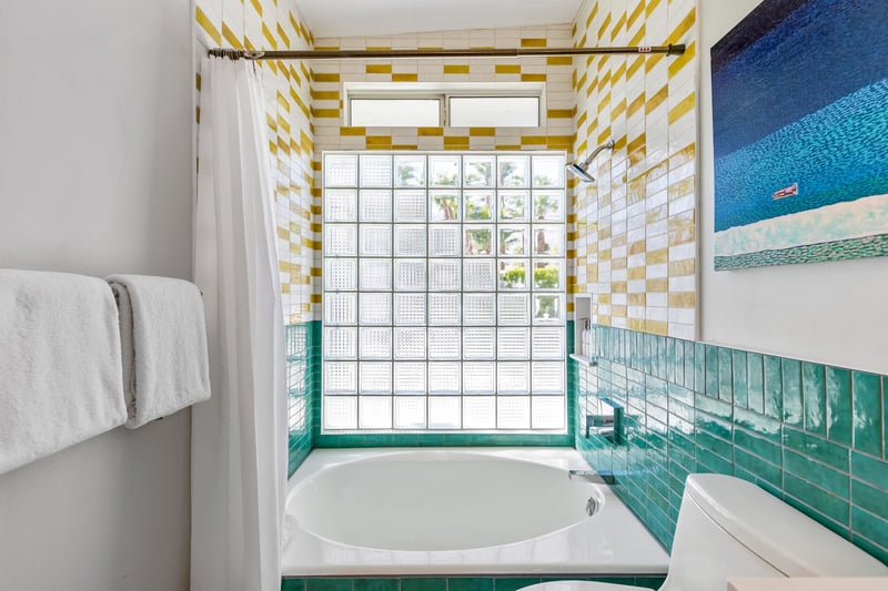 Newly remodeled primary bathroom