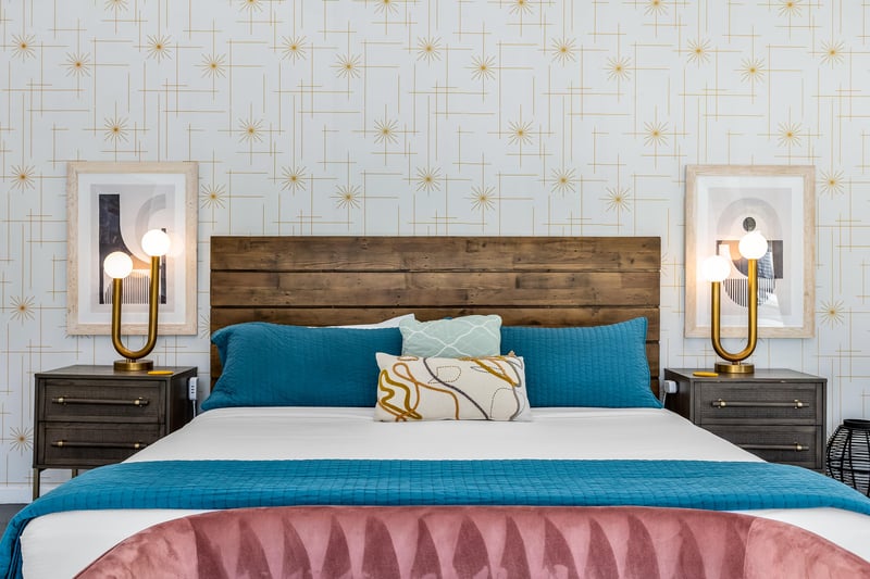 Restful guest bedroom