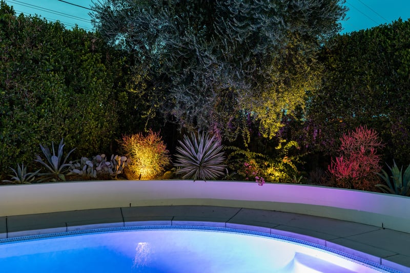 Lavish glowing garden