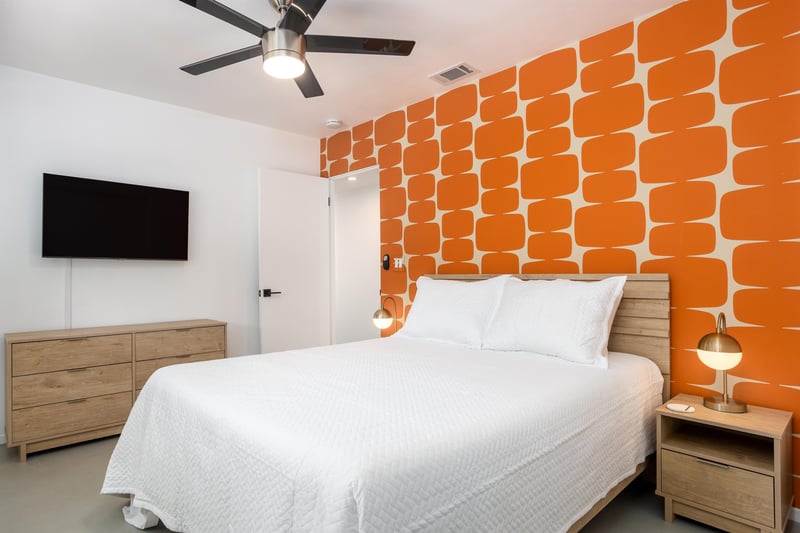 Hotel quality mattresses in every room