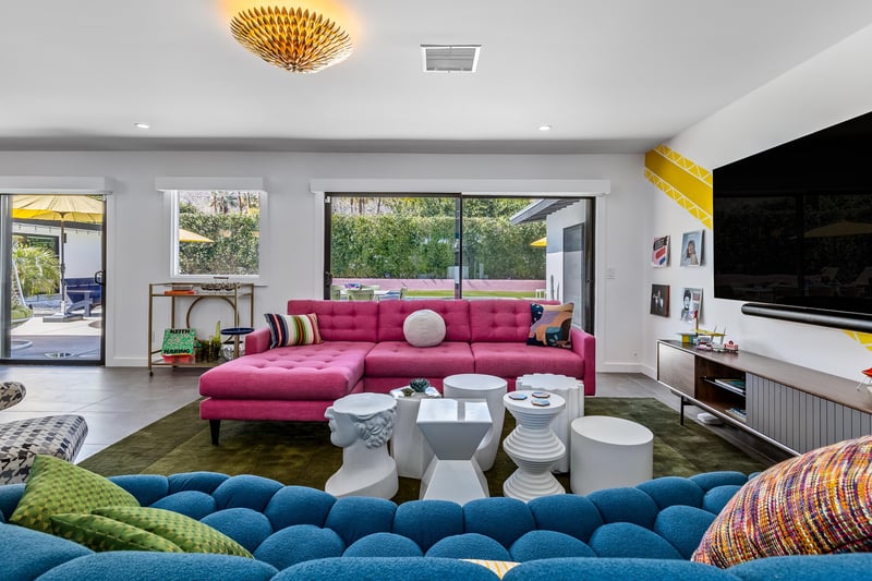 Plush and comfortable sofas