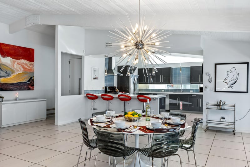 Open concept living spaces