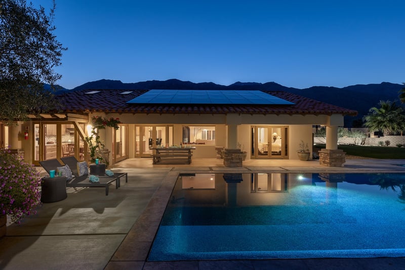 Tranquil desert evenings