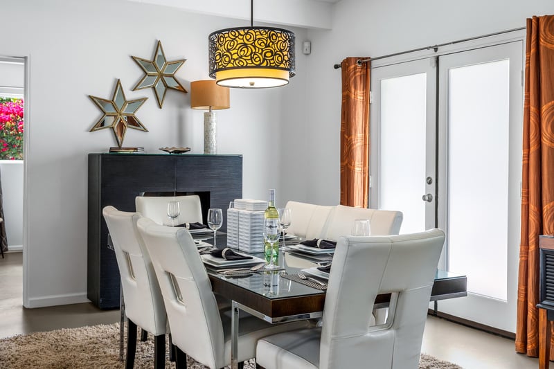 Elegant indoor dining