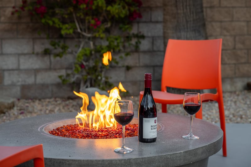 Cozy evenings spent outdoors