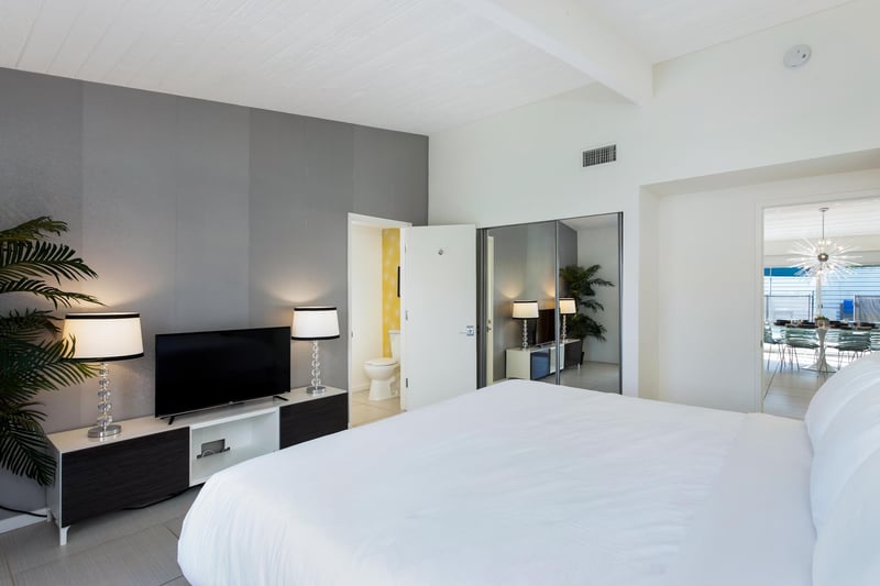 Comfortable guest bedroom