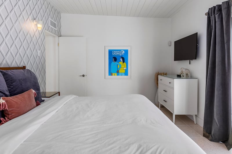 Comfortable guest bedroom