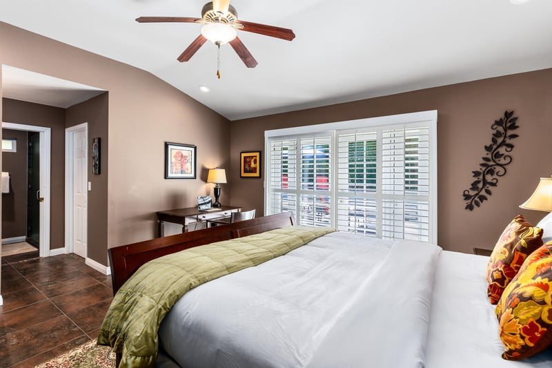Restful guest bedroom