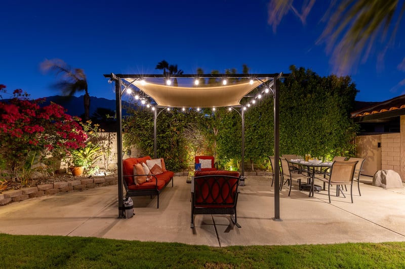 The twinkle lights add a touch of magic