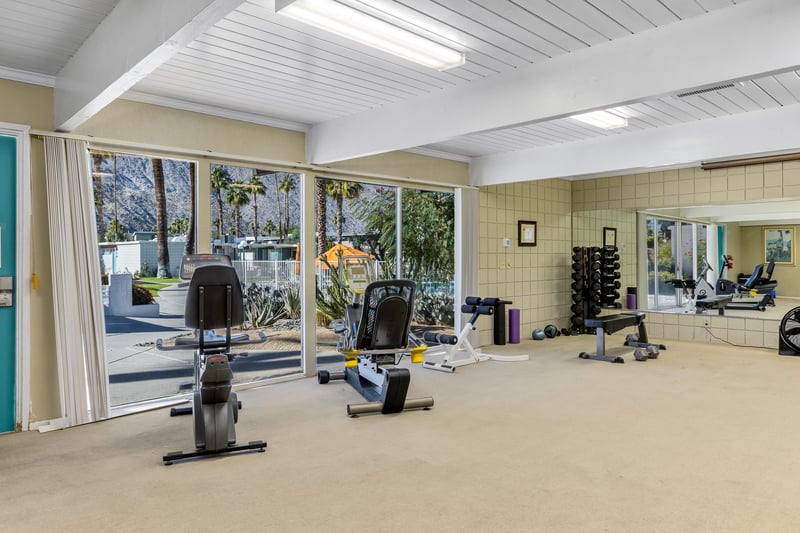 Enjoy a workout at the gym