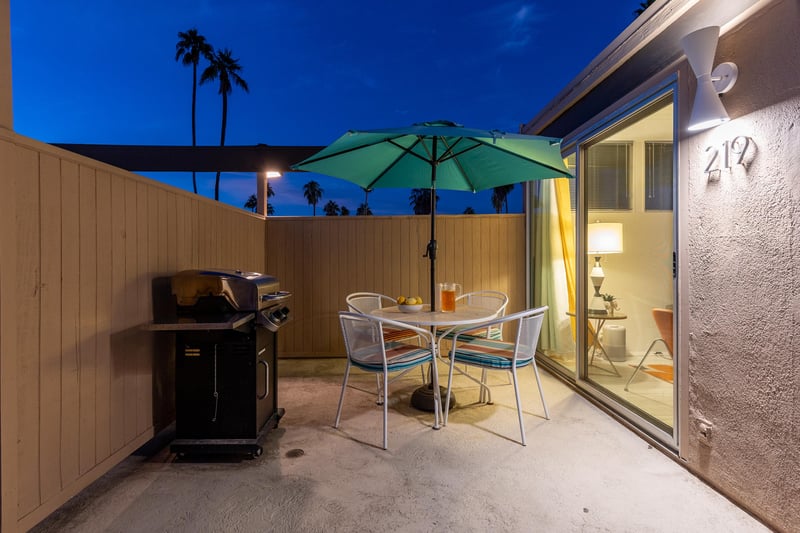 Enjoy al fresco dining with BBQ