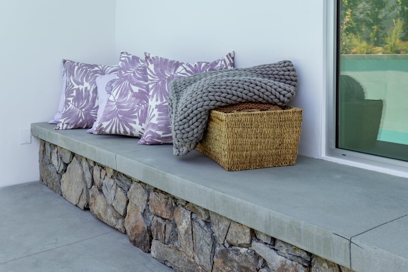 Tons of places to lounge outside