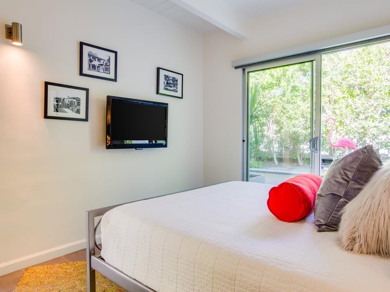 Flat screen TVs for relaxing movie nights