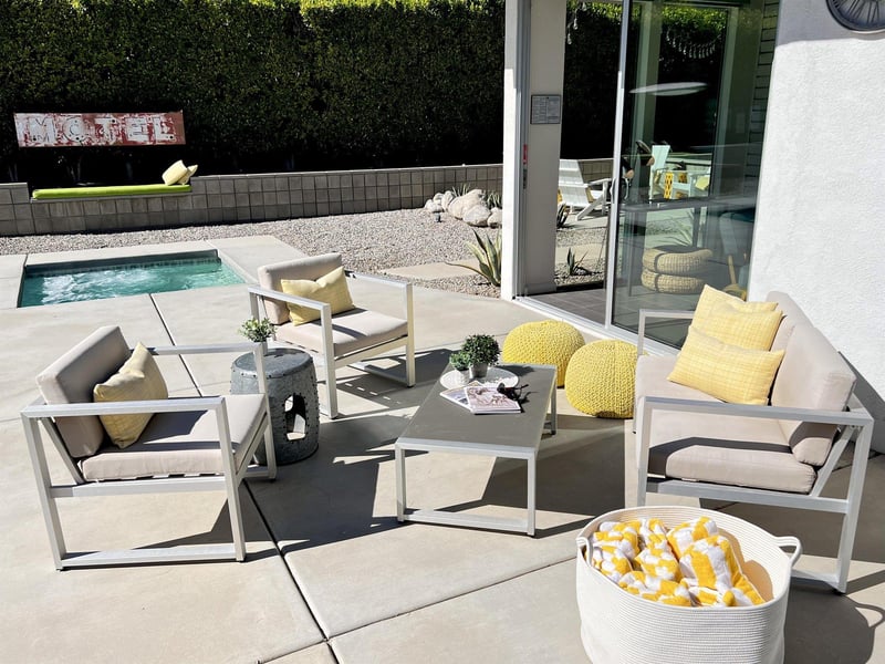 Outdoor sitting areas