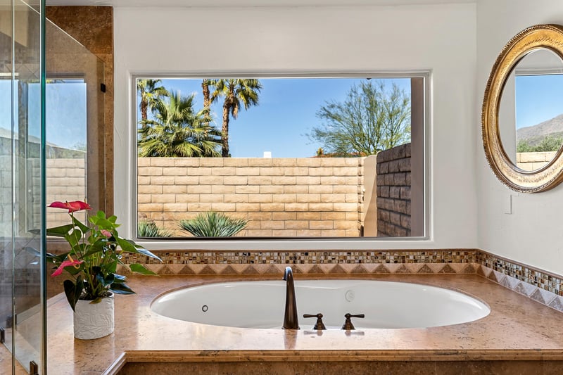 Spalike guest bathroom