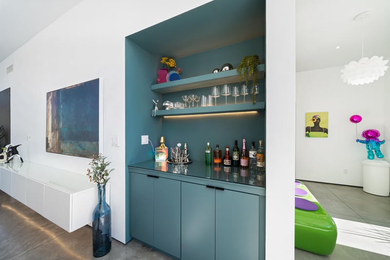 Pretty green cabinetry