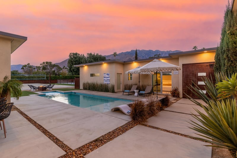 Amazing sunsets and mountain views