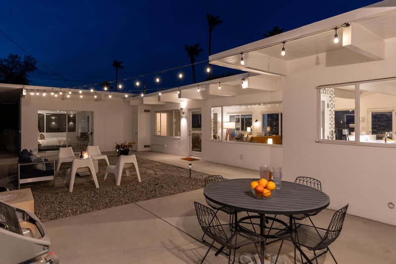 Spend your evenings relaxing on the patio