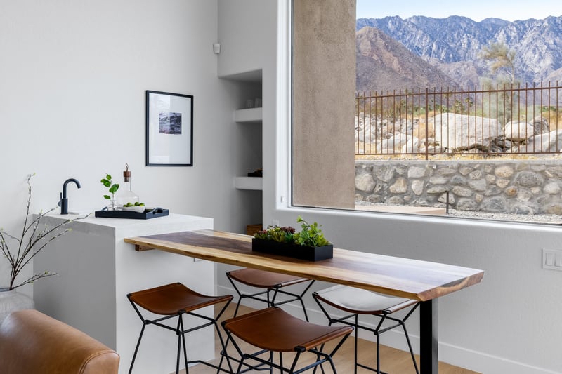 Breakfast nook, or cocktail nook, for 4