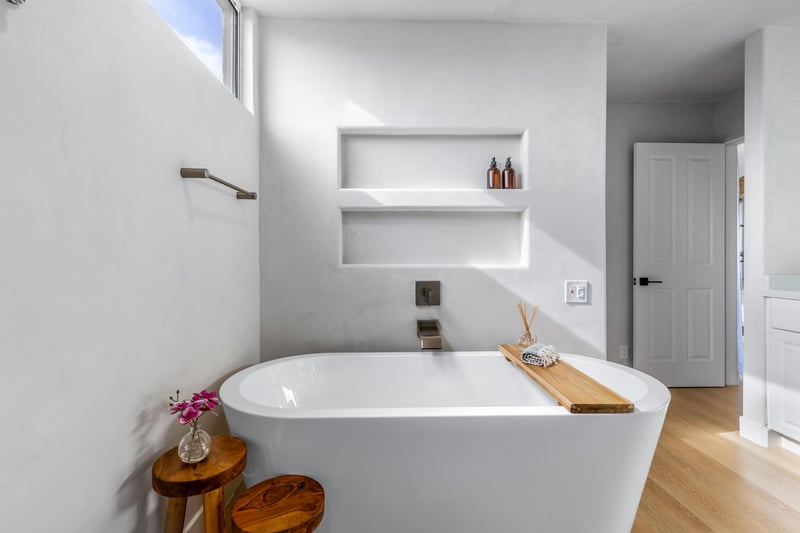 Take a luxurious private bath