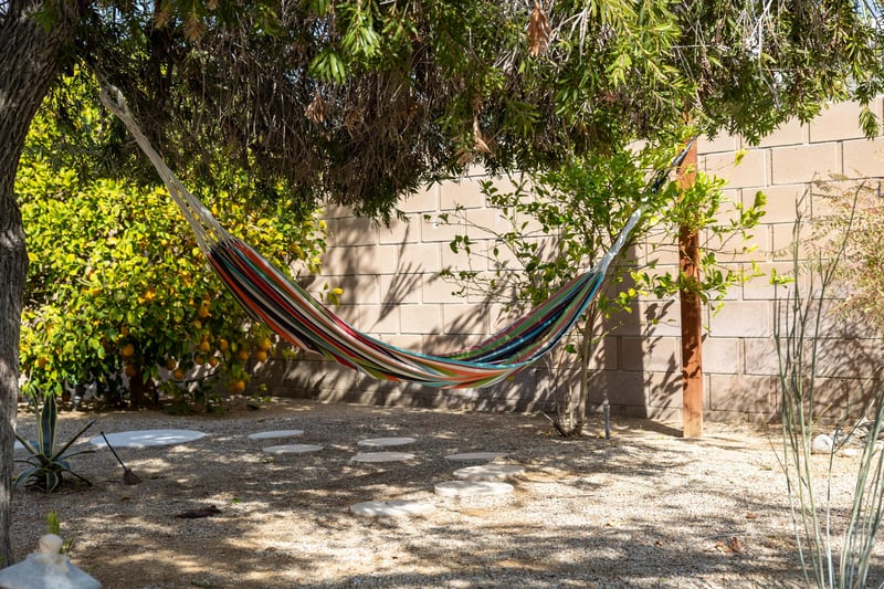 Take a nap in the cozy hammock
