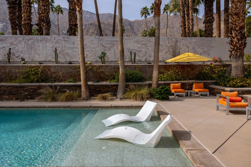 Time to soak up the sun on the tanning deck