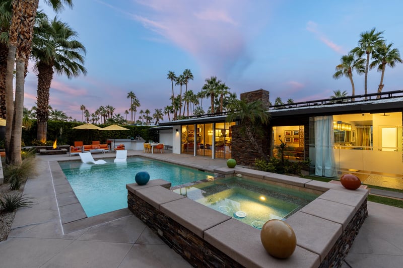 Enjoy a beautiful sunset at The High Road