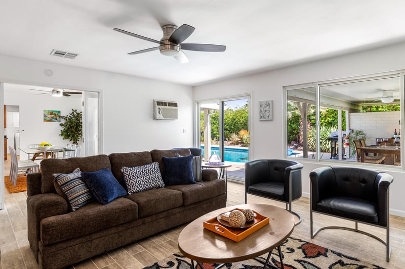 Bonus movie room with ample seating