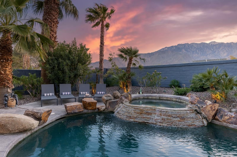 Magnificent mountain sunsets