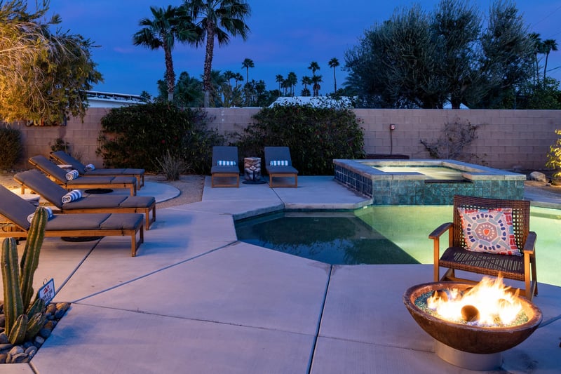 Gorgeous sunsets around the firepit