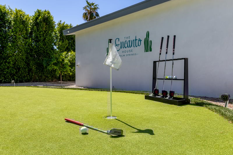 The Encanto House putting green