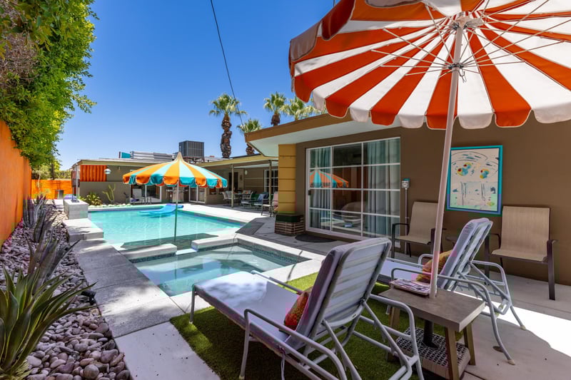 Tons of areas to lounge or get some sun