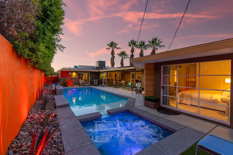 Enjoy the Spa at sunet