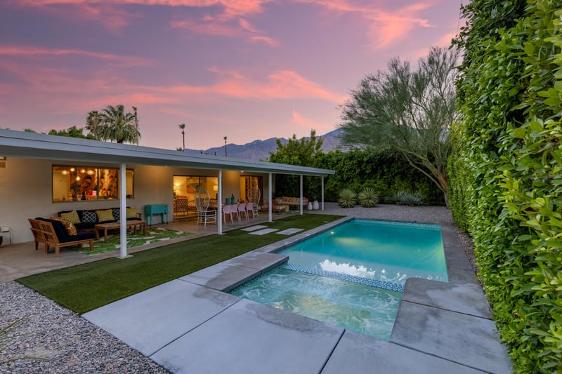 Enjoy gorgeous Palm Springs sunsets
