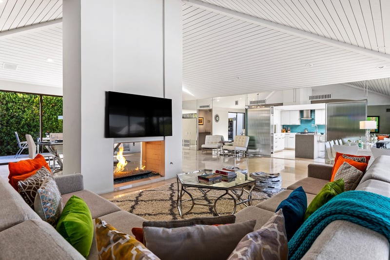 Open space living room