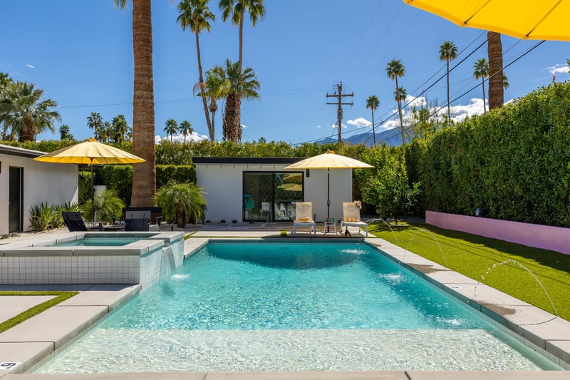 Bask in the warm Palm Springs sunshine