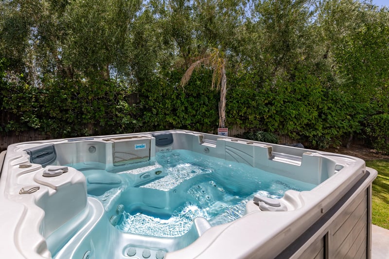 Soothing above ground spa