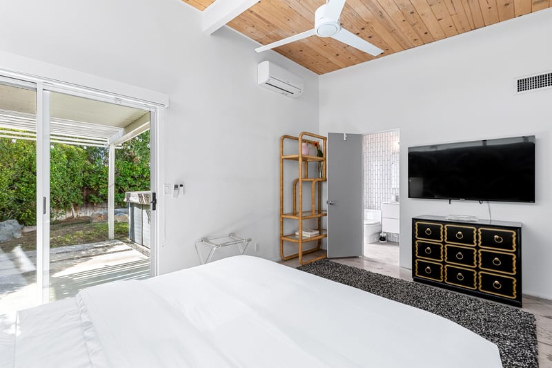 Spacious primary bedroom