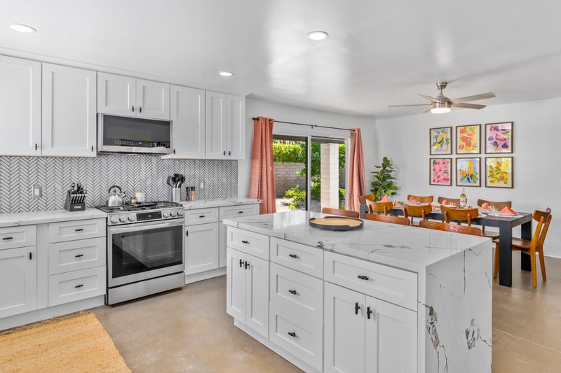 Bring the chef to enjoy the gorgeous Chefs kitchen