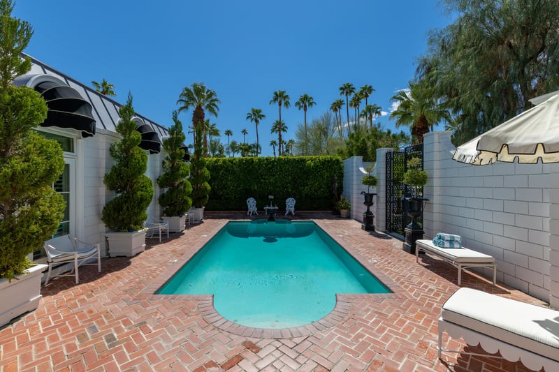 Time for a swim and soak up the Palm Springs sun