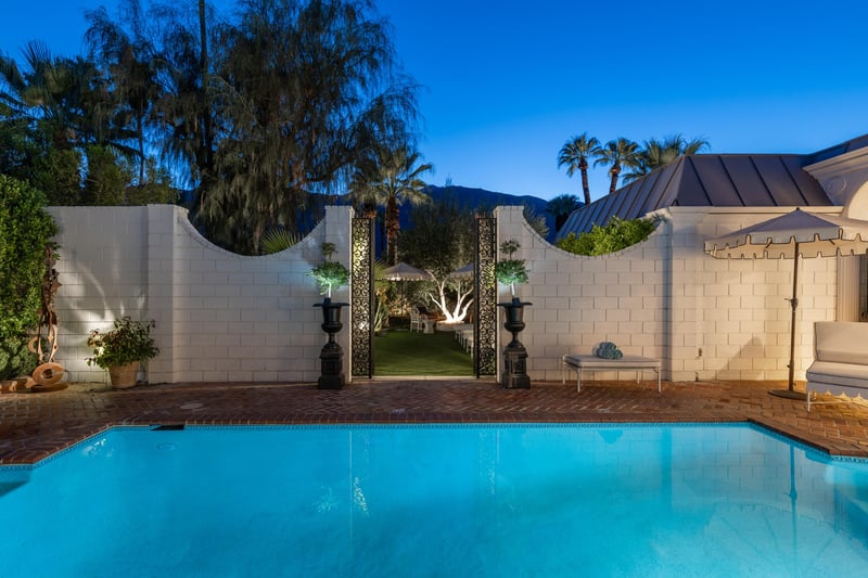 Step into the garden at night